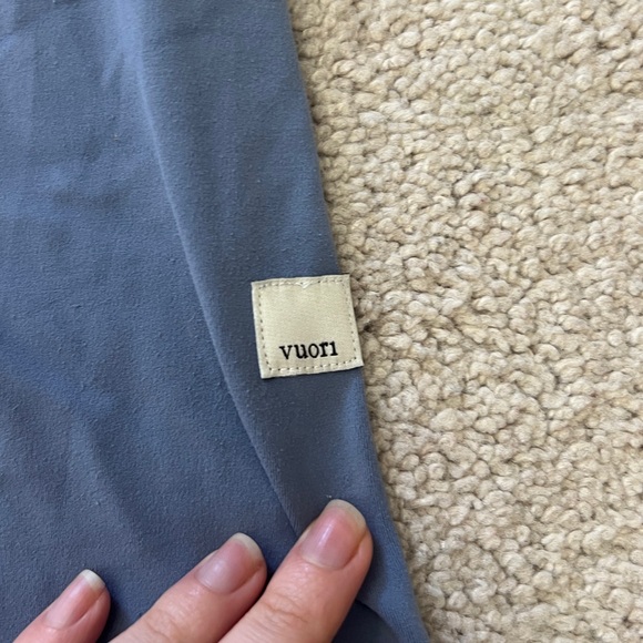 Vuori All The Feels Bike Shorts in Blue Quartz 🩵 - Picture 3 of 4